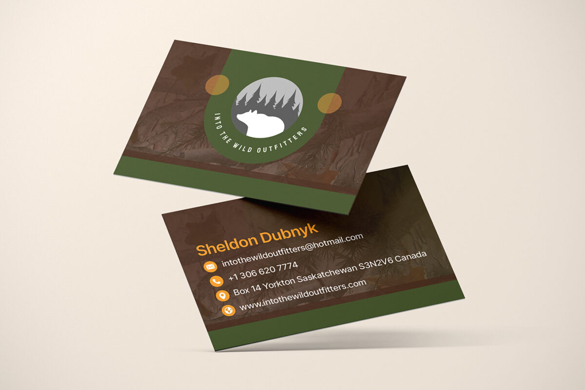 Get into the wild Biz Card