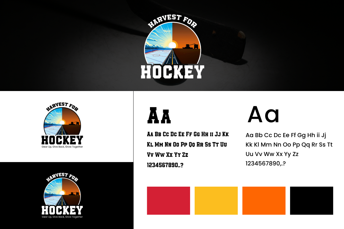 Harvest For Hockey Brand Board